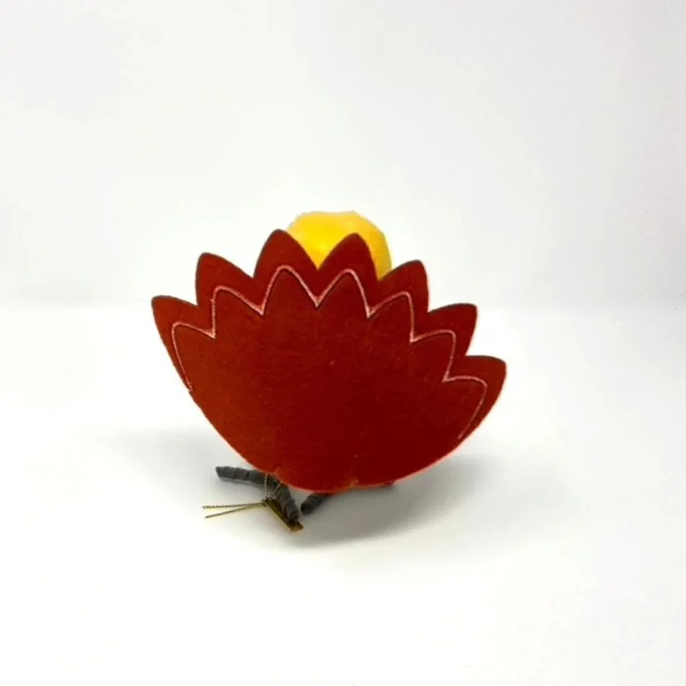 Harvest Featherly Friends Plaid Turkey Bird Coco Decorative Figurine Hyde & EEK